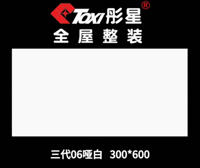鋁扣板——三代06啞白300*600